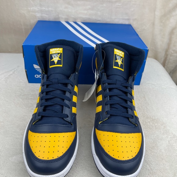 adidas Shoes Adidas Top Ten Hi Collegiate Navy Gold Michigan Poshmark